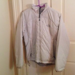 The North Face quilted down primaloft geometric stitch lightweight puffer jacket